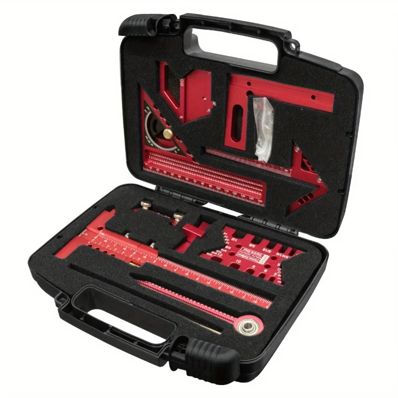 Woodworking Free Plans - 10‑Pcs Woodworking Layout Measuring Tool Kit