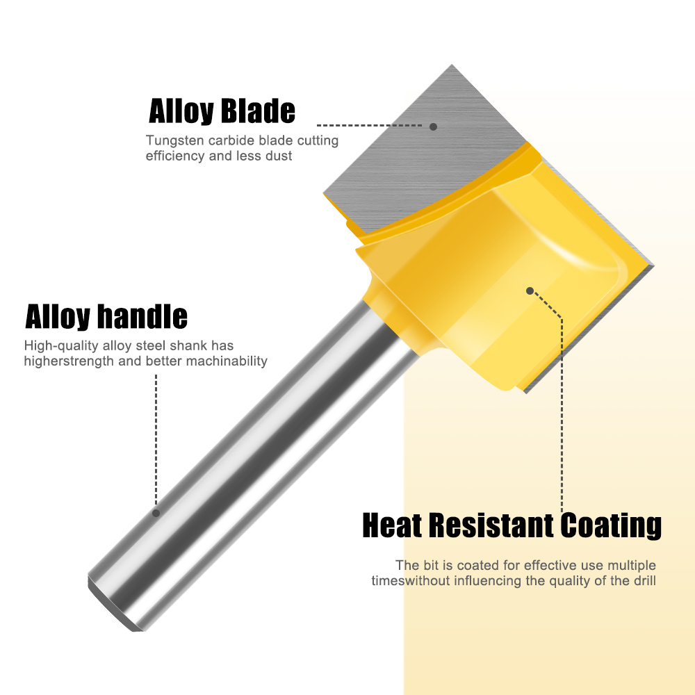 6mm Shank Bottom Cleaning Rout - Woodworking Rabbet ulasan dan harga