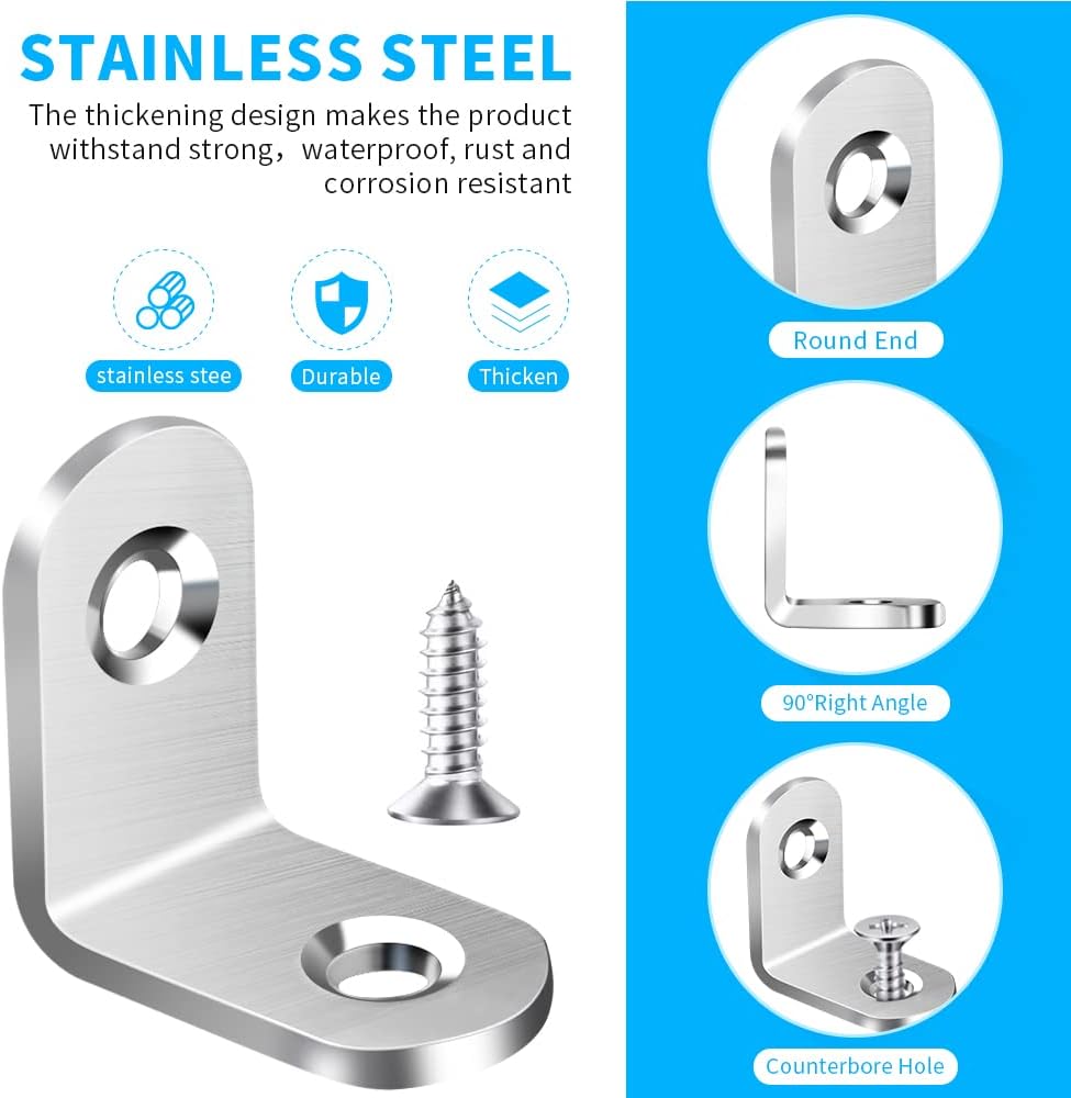 Stainless Steel L Bracket Corn - Woodworking Joints ulasan dan harga