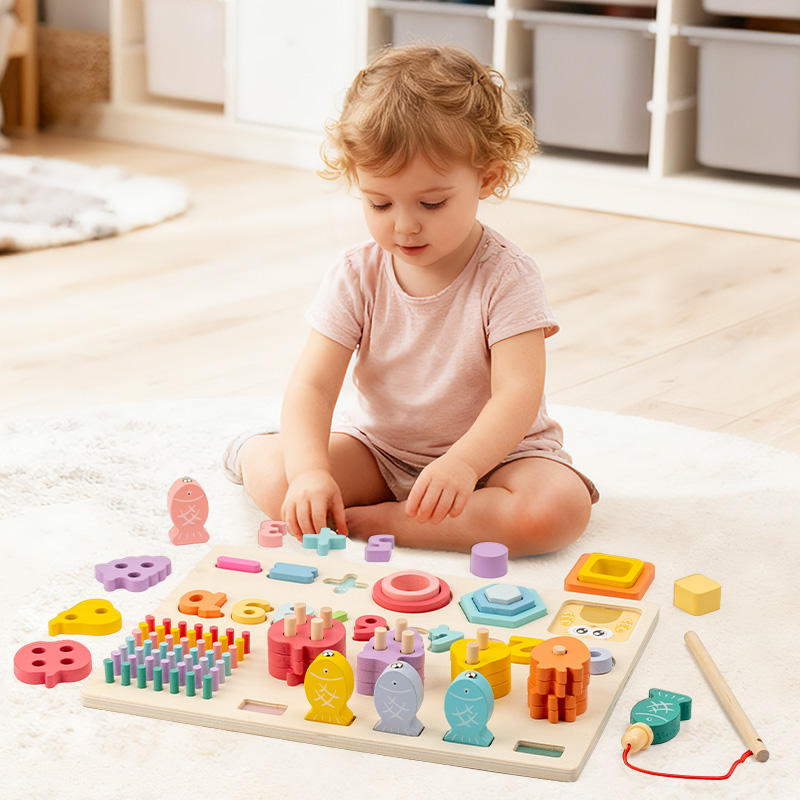 Wooden Multifunctional Logarit - Woodworking For Kids ulasan dan harga