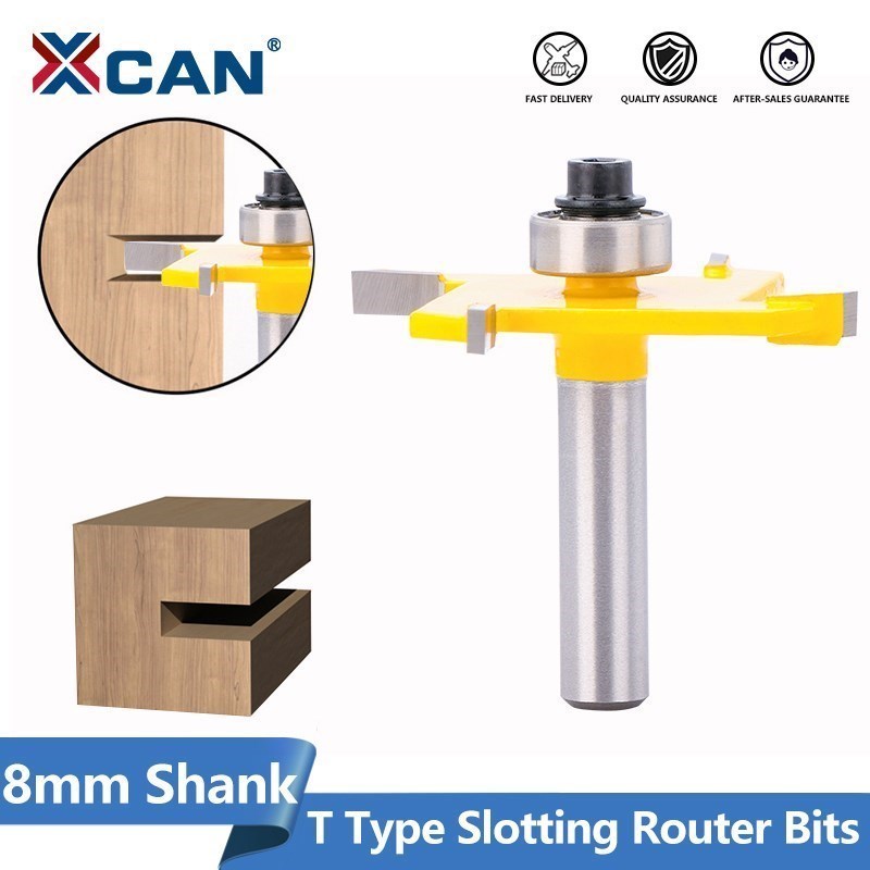 XCAN Router Bits T Type Slotti - Woodworking Rabbet ulasan dan harga
