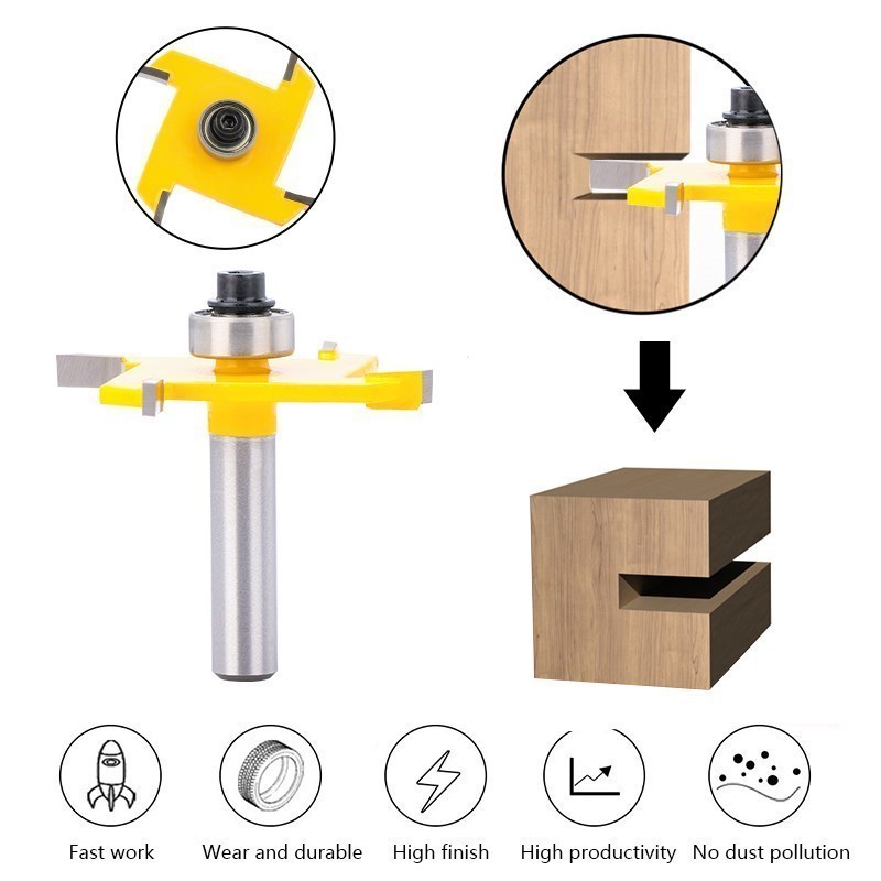 XCAN Router Bits T Type Slotti - Woodworking Rabbet ulasan dan harga
