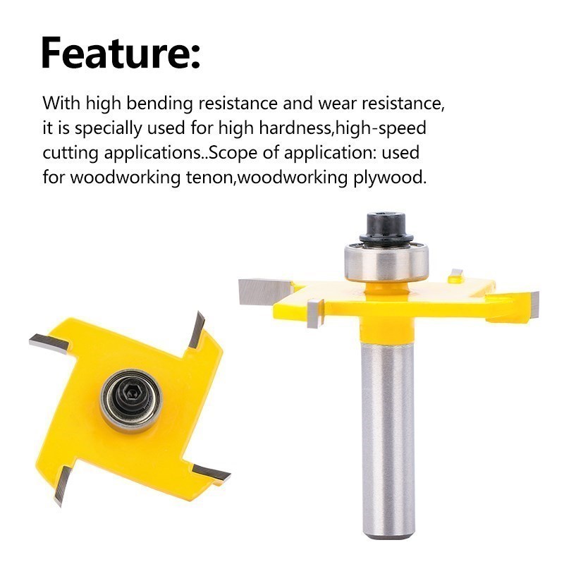 XCAN Router Bits T Type Slotti - Woodworking Rabbet ulasan dan harga
