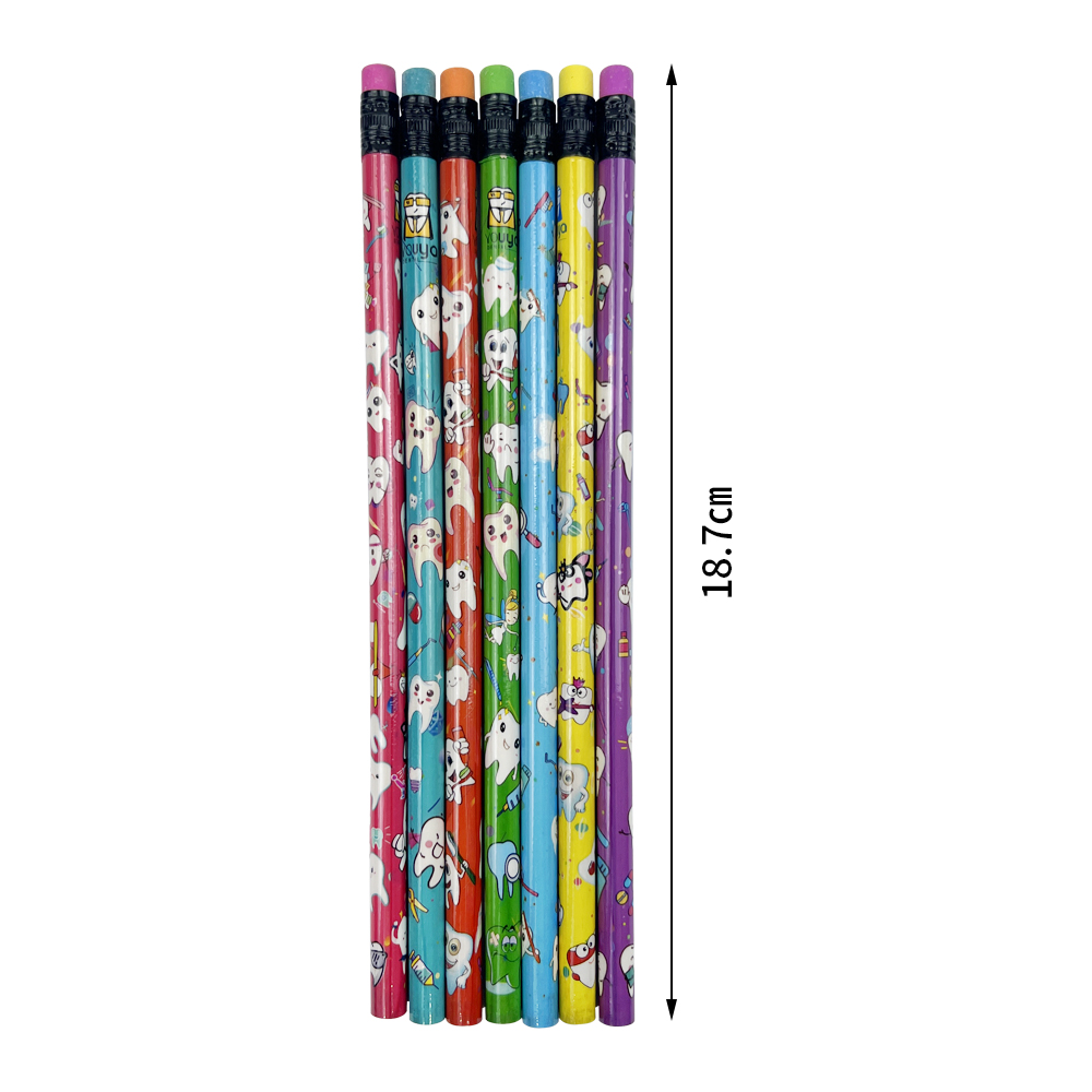 50pcs Dental Pencil Cute Carto - Woodworking For Kids ulasan dan harga