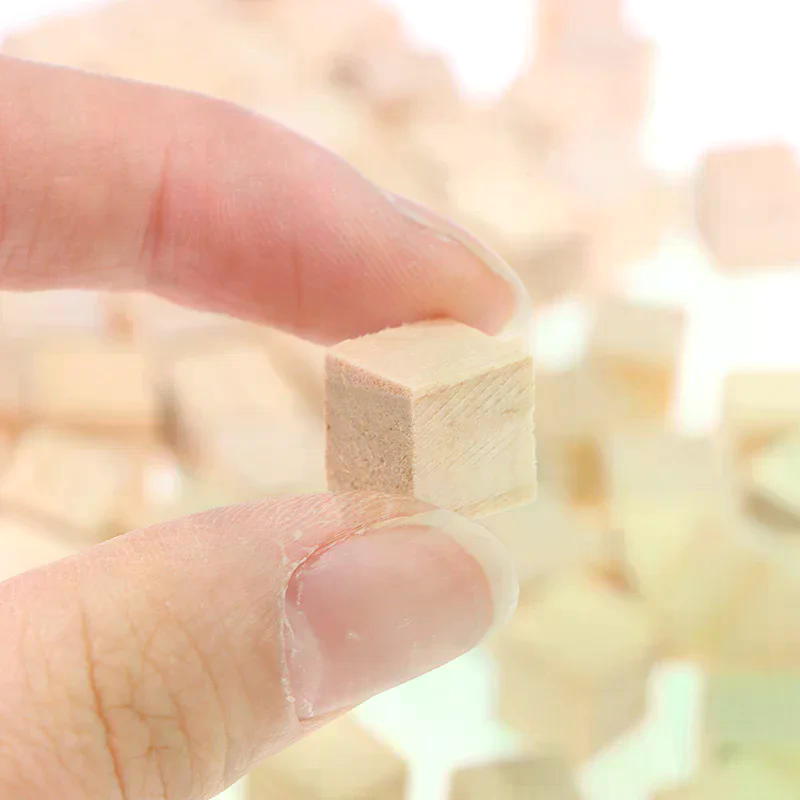 100pcs Unfinished Blank Mini D - Woodworking For Kids ulasan dan harga