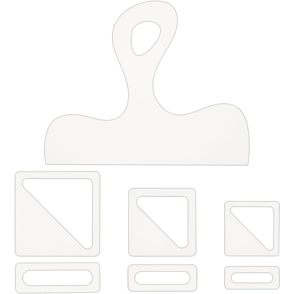 7Pcs Charcuterie Template Acry - Woodworking Essentials ulasan dan harga