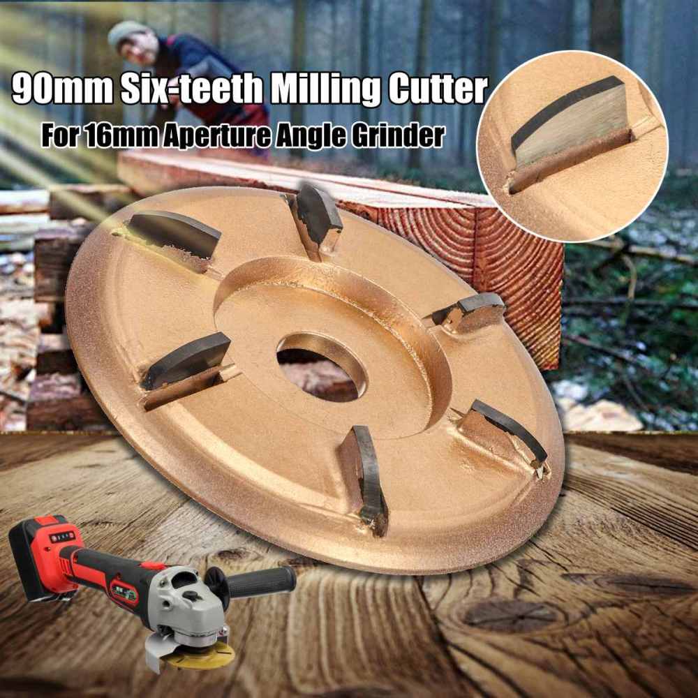 Six- Arc teeth Milling Cutter  - Woodworking Edge Corner Planer ulasan dan harga