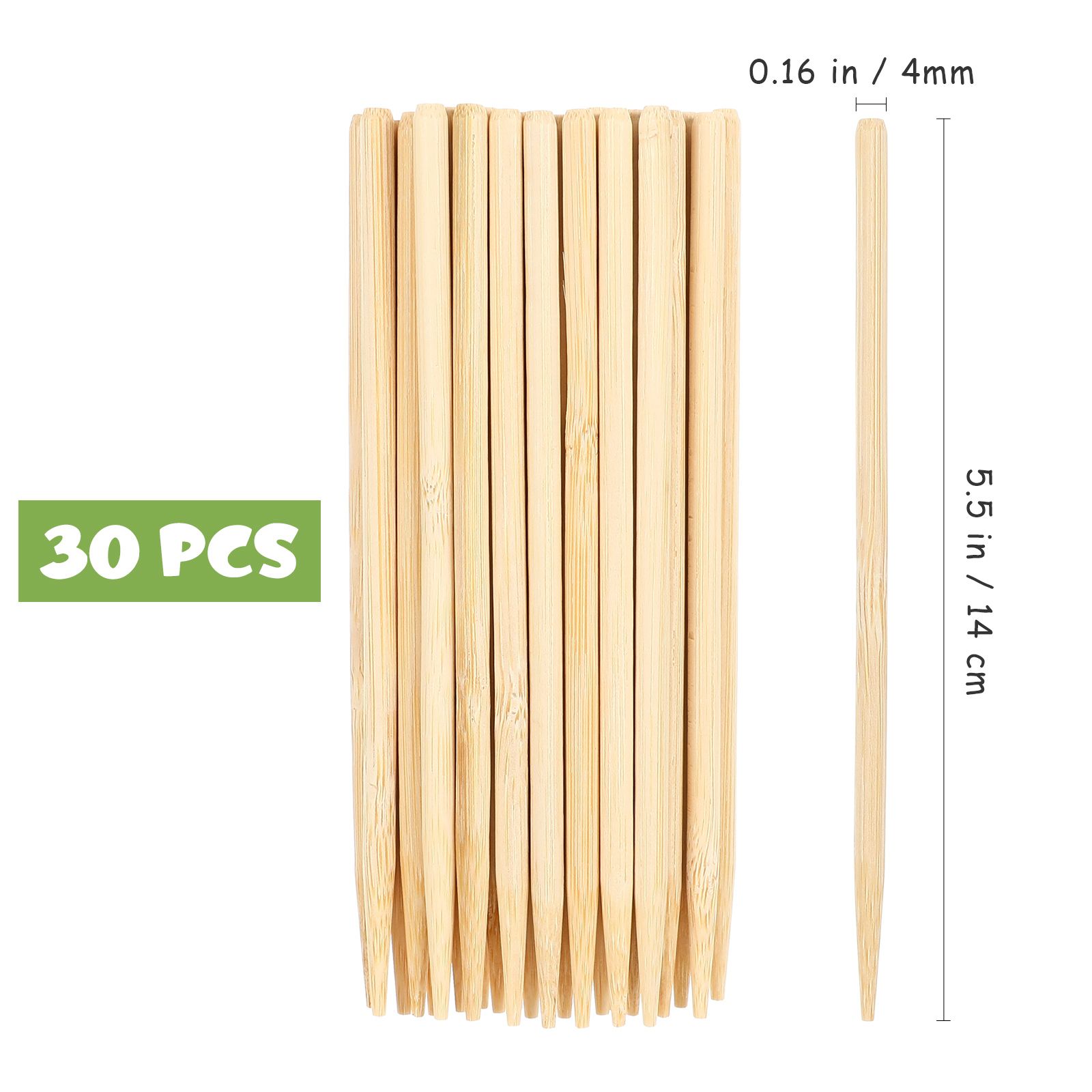 30pcs Scratch Bamboo Pens Wax  - Woodworking For Kids ulasan dan harga