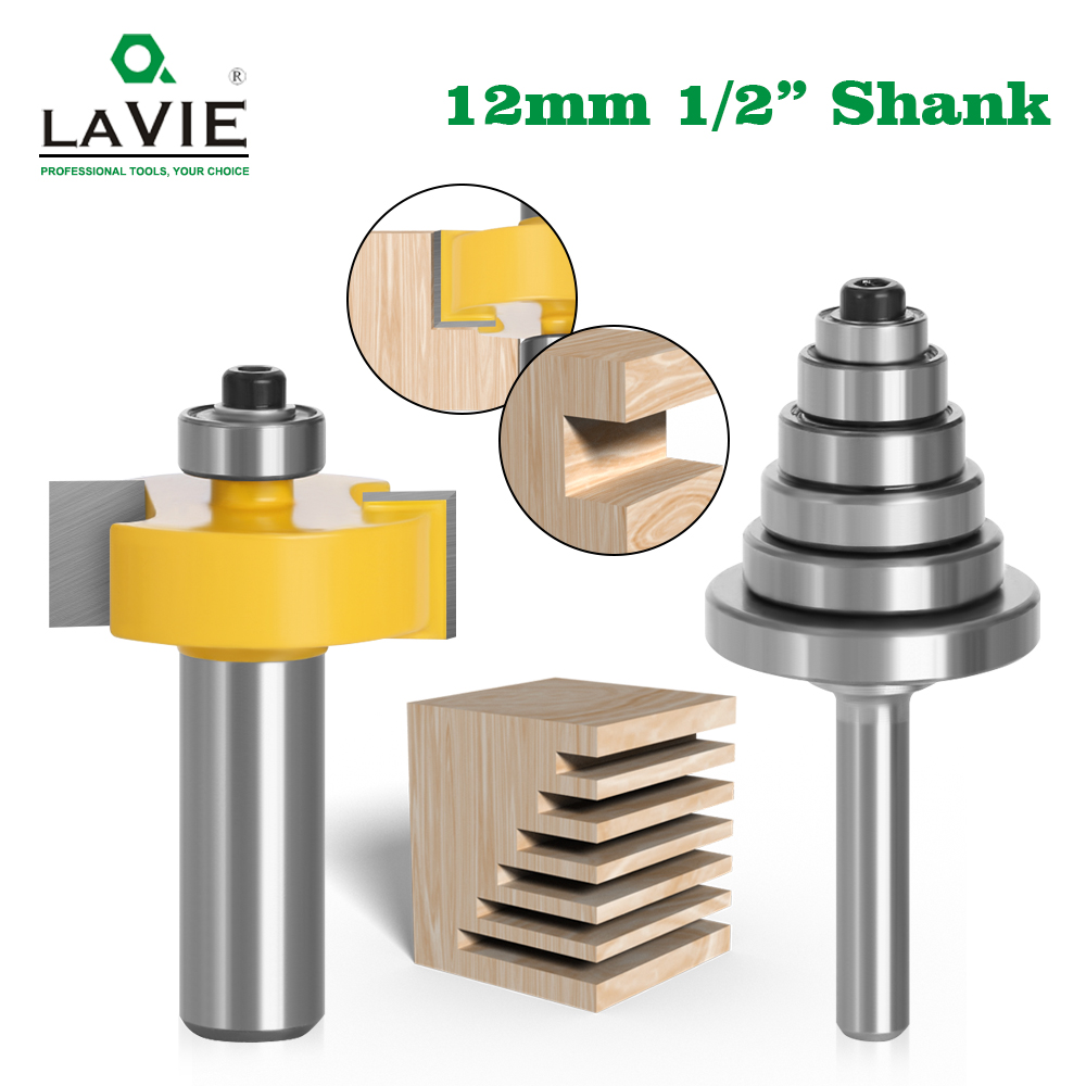 2PC 12mm 1/2 Shank  Rabbet T T - Woodworking Rabbet ulasan dan harga