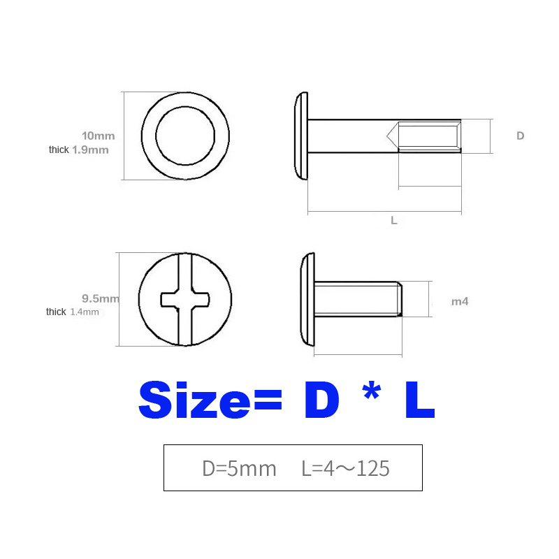 2/10pcs M5x4-150mm Golden Silv - Woodworking Ebook ulasan dan harga