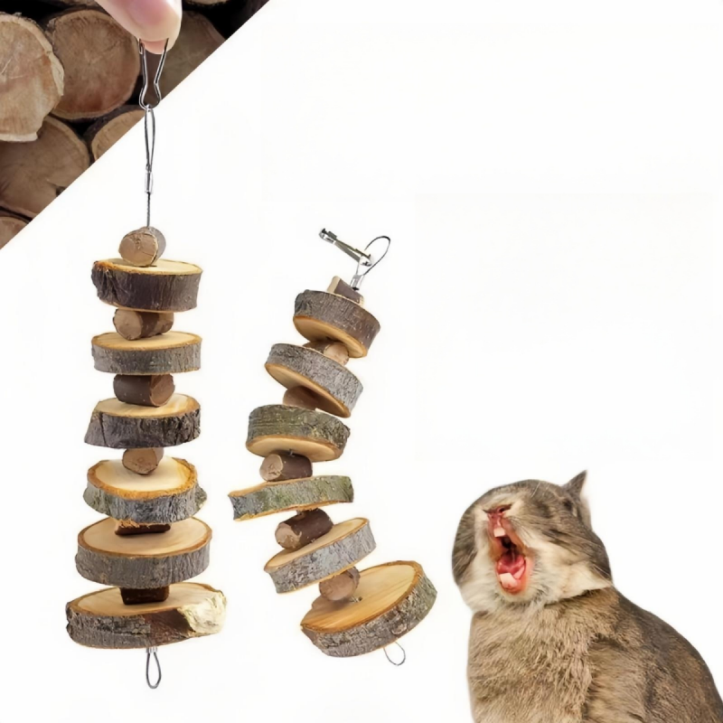 1 pc Random Style Pet Chew Toy - Woodworking Rabbet ulasan dan harga