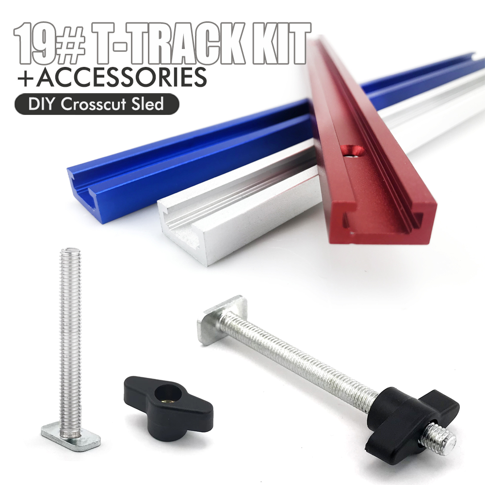 Woodworking 19# T-track Kit an - Woodworking Essentials ulasan dan harga