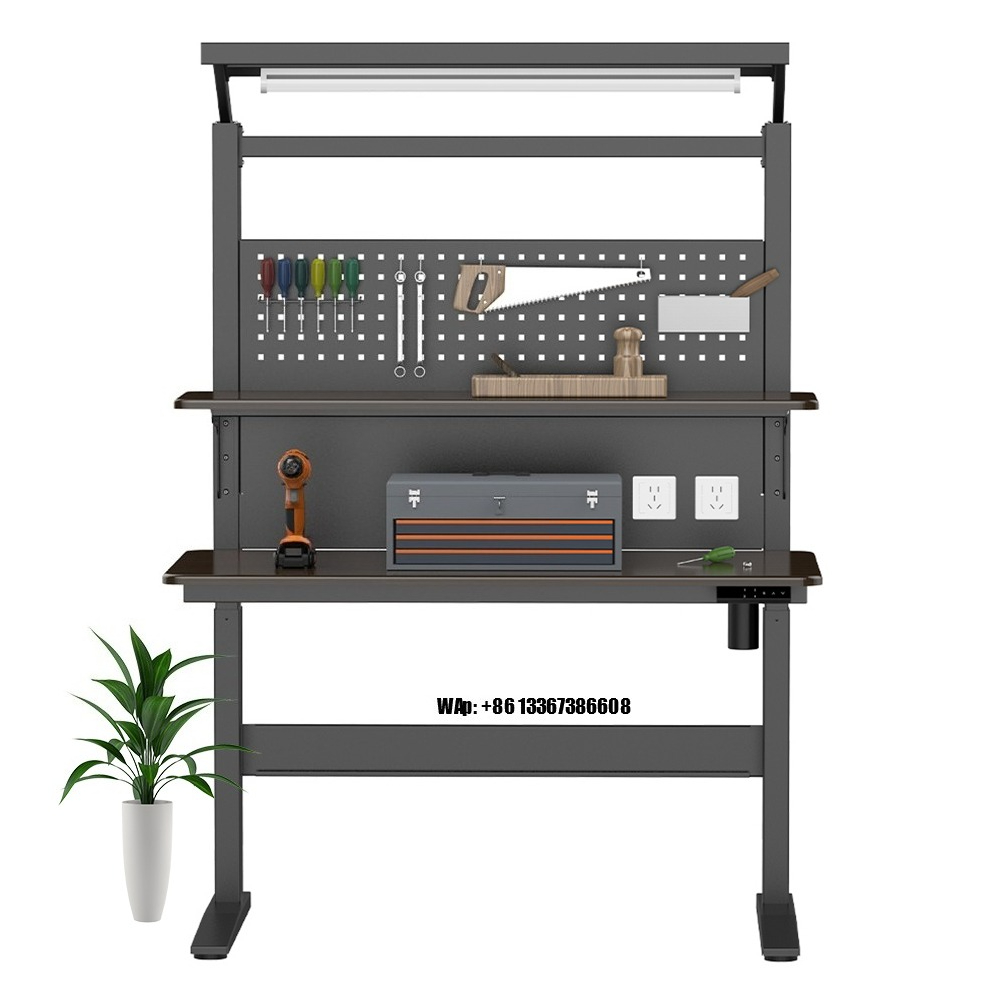 Height Adjustable Floor Standi - Workbench Woodworking ulasan dan harga