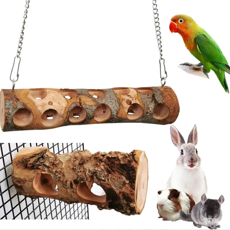 Pet Hamster Toy Natural Apple  - Woodworking Rabbet ulasan dan harga