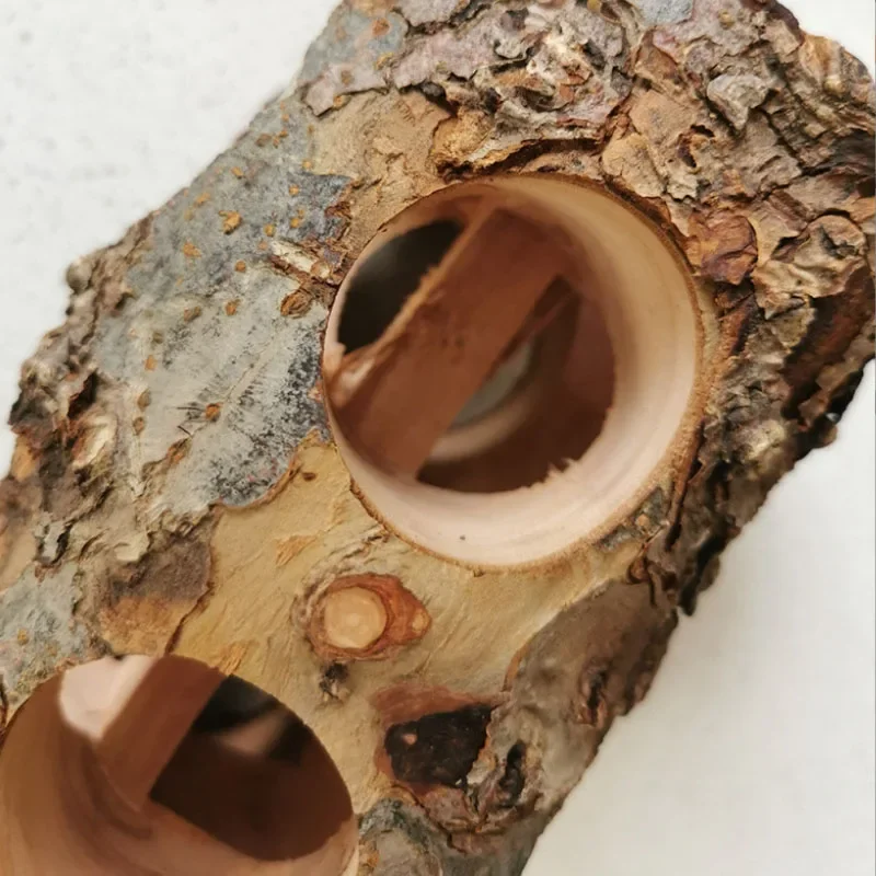 Pet Hamster Toy Natural Apple  - Woodworking Rabbet ulasan dan harga
