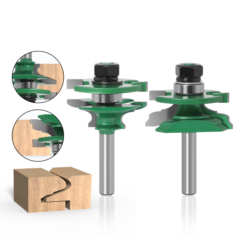 2Pcs Wood Frame Joint Router B - Woodworking Joints ulasan dan harga
