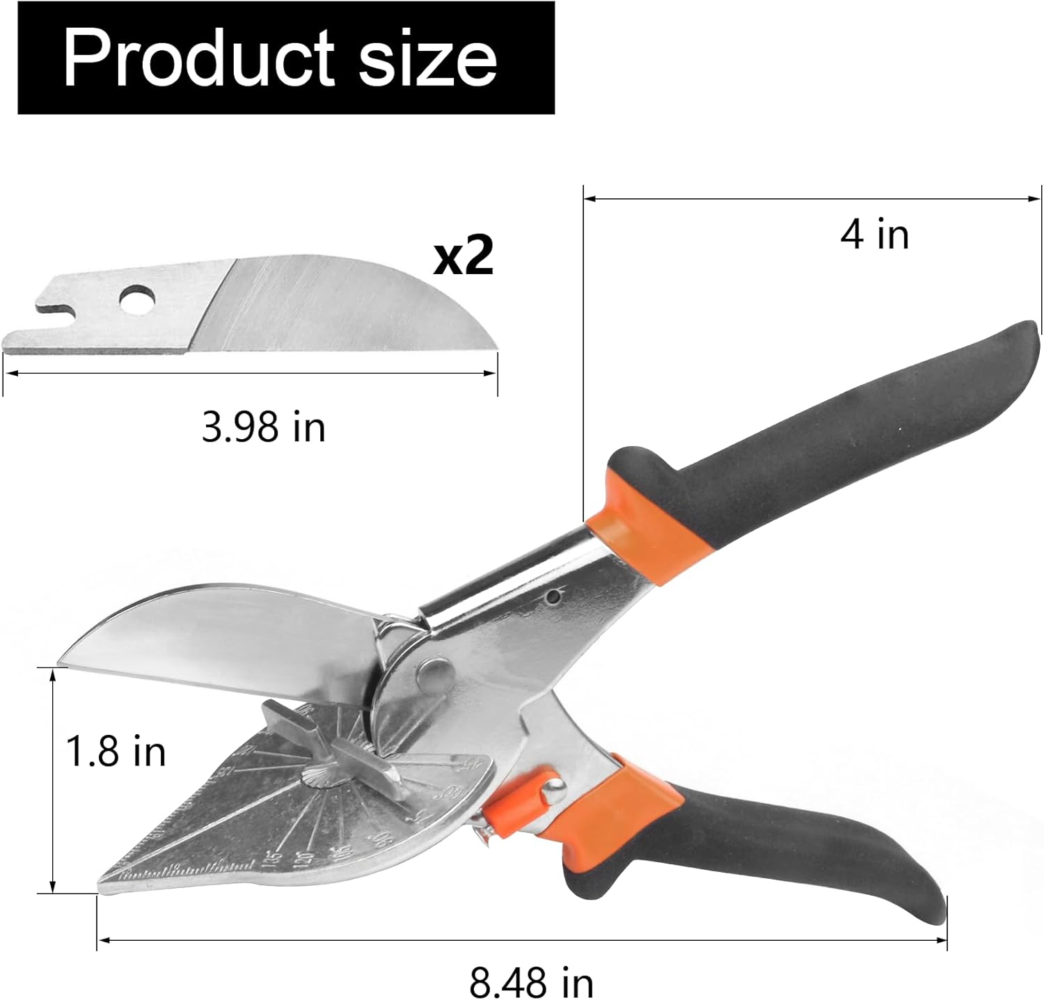 45-135 Degree Multi Angle Mite - Woodworking Edge Corner Planer ulasan dan harga