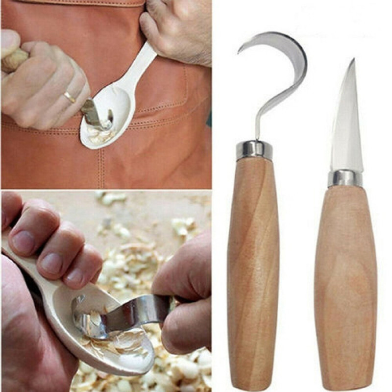 Wood Carving Knife Chisel Hook - Woodworking Essentials ulasan dan harga