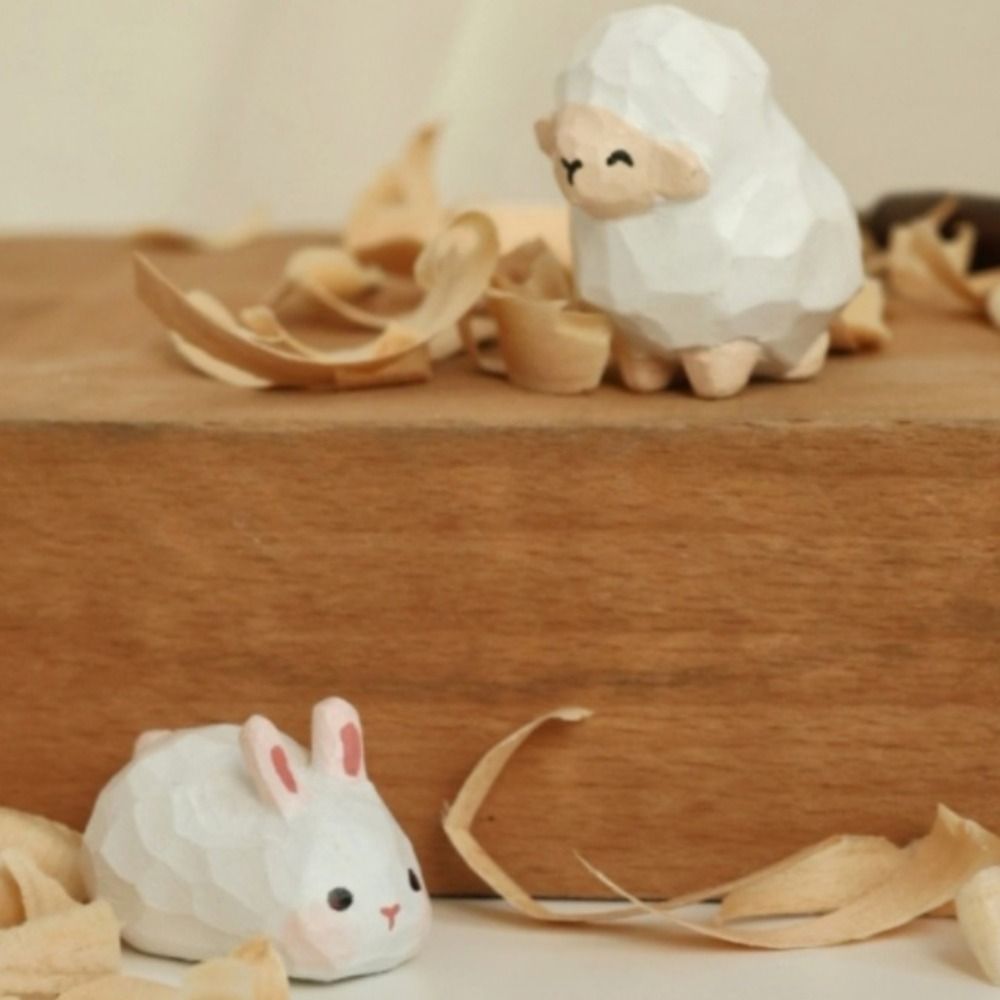 Cartoon Characters Wooden Carv - Woodworking Rabbet ulasan dan harga