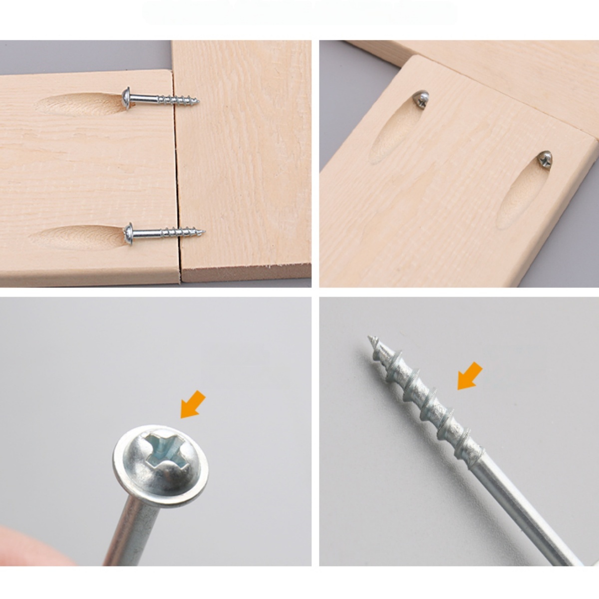 100Pcs Zinc‑Plated Phillips Po - Woodworking Hacks ulasan dan harga