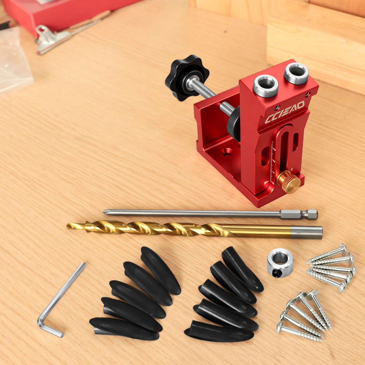 Adjustable Pocket Hole Jig Kit - Woodworking Hacks ulasan dan harga