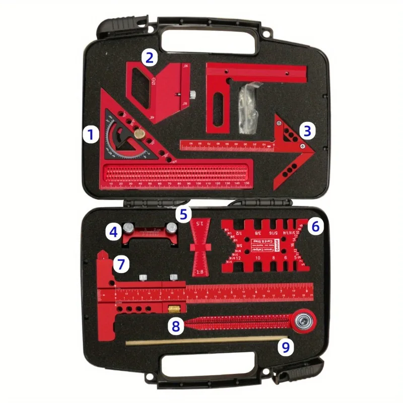 10‑Pcs Woodworking Layout Meas - Woodworking Free Plans ulasan dan harga