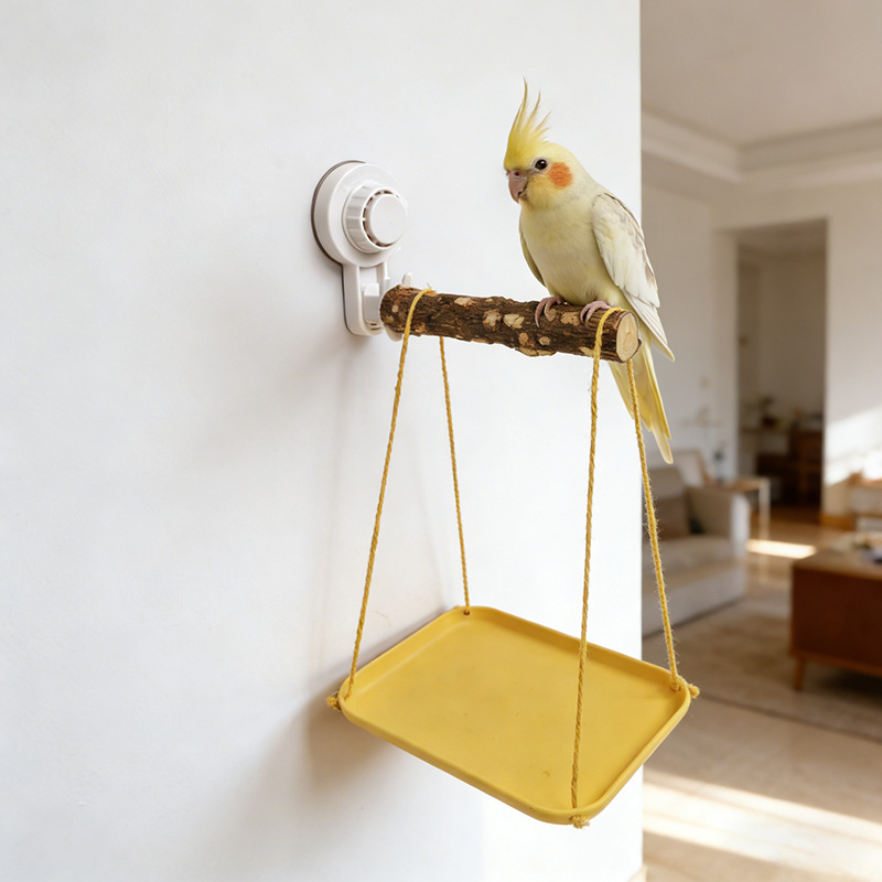 Parrot Stand with Suction Cup  - Woodworking Joints ulasan dan harga