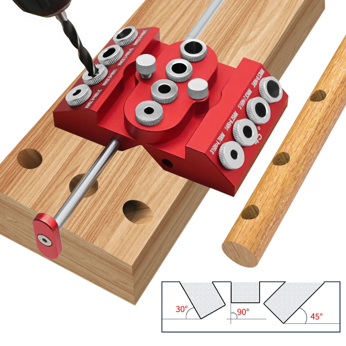 30/45/90 Degree Alloy Degree A - Woodworking Hacks ulasan dan harga