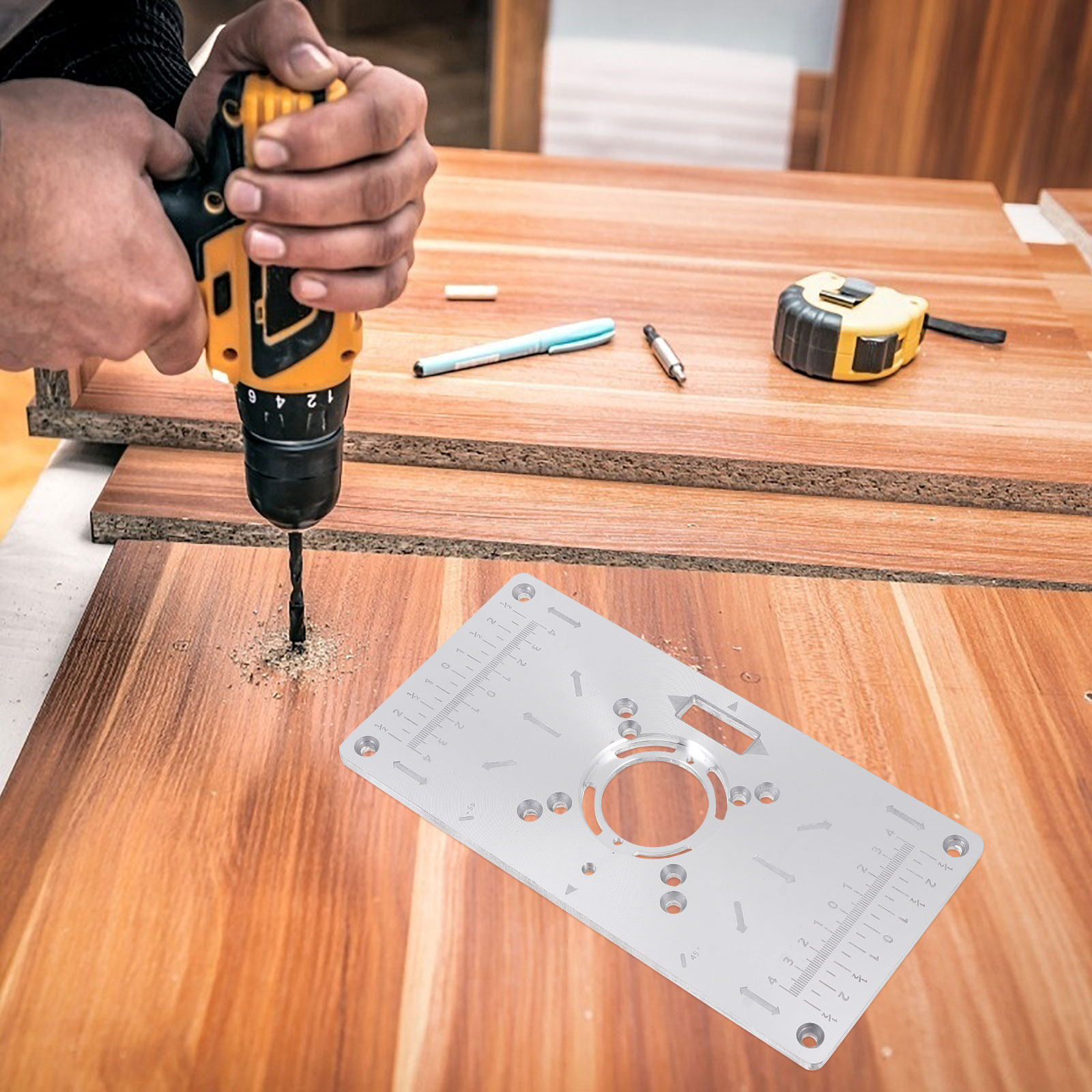 1Set Router Table Insert Plate - Woodworking Table ulasan dan harga