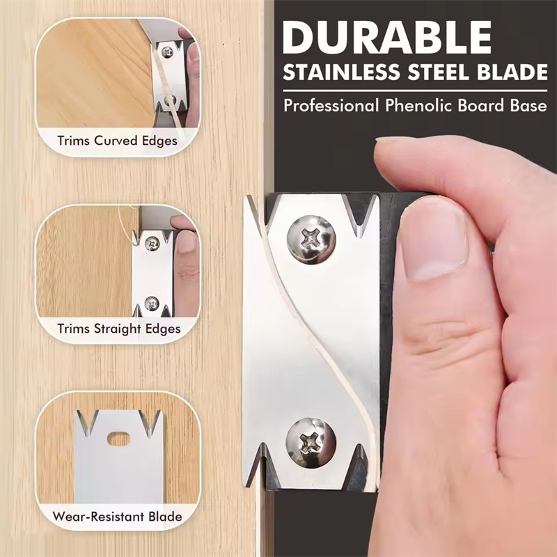 1pc Metal Edge Banding Trimmer - Woodworking Edge Corner Planer ulasan dan harga